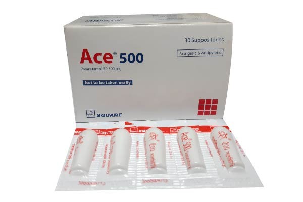 Ace suposito  500